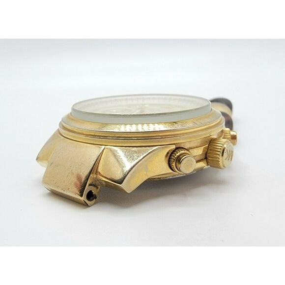 Michael Kors MK-4222 Gold Tone SS Tortoise Resin Quartz Watch Key Chain New Batt - Picture 6 of 8